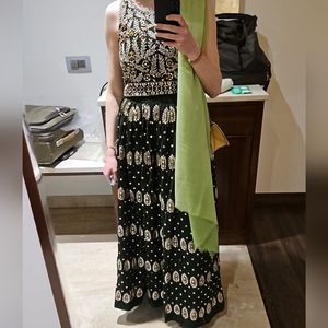 Beautiful Dark Green Lehenga from